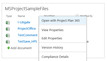 edit view ms project