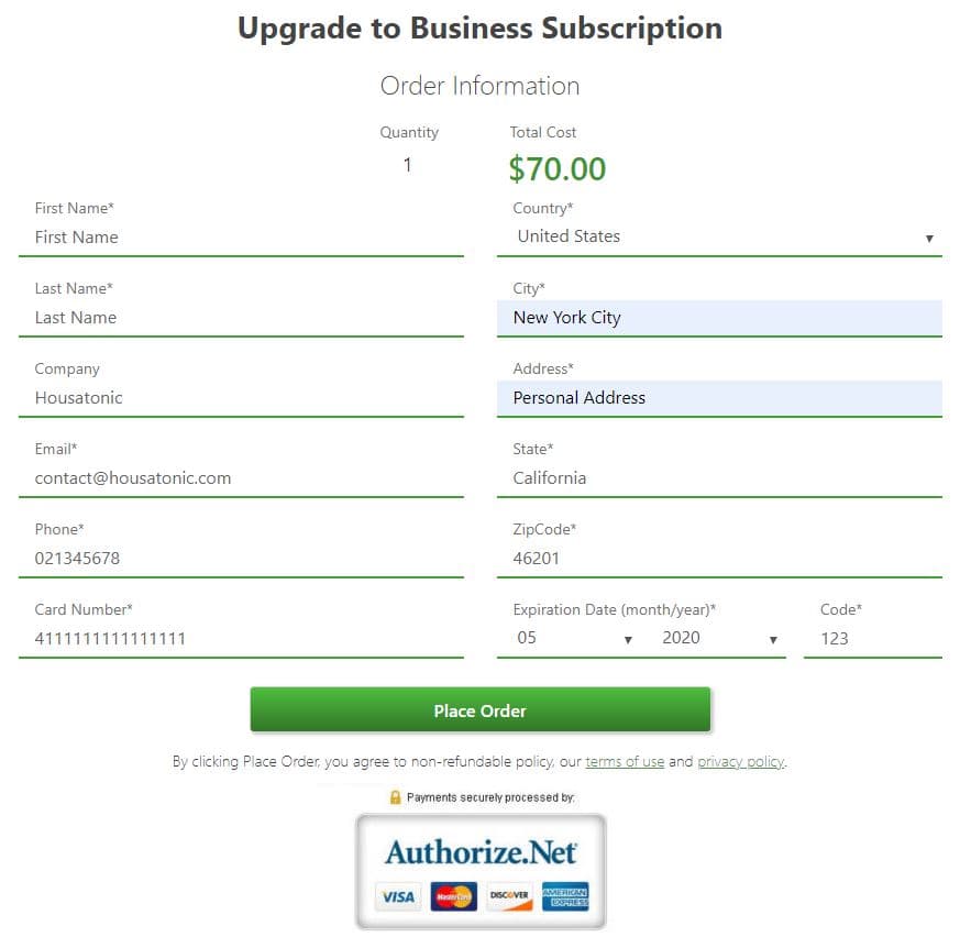 Subscription based business model examples picture