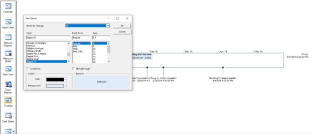Timeline – Project Plan 365