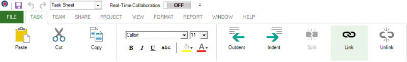 Link Unlink tasks – Project Plan 365