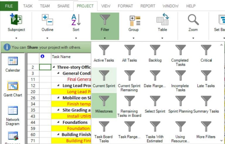 Lesson 2: Create Milestones - Project Plan 365
