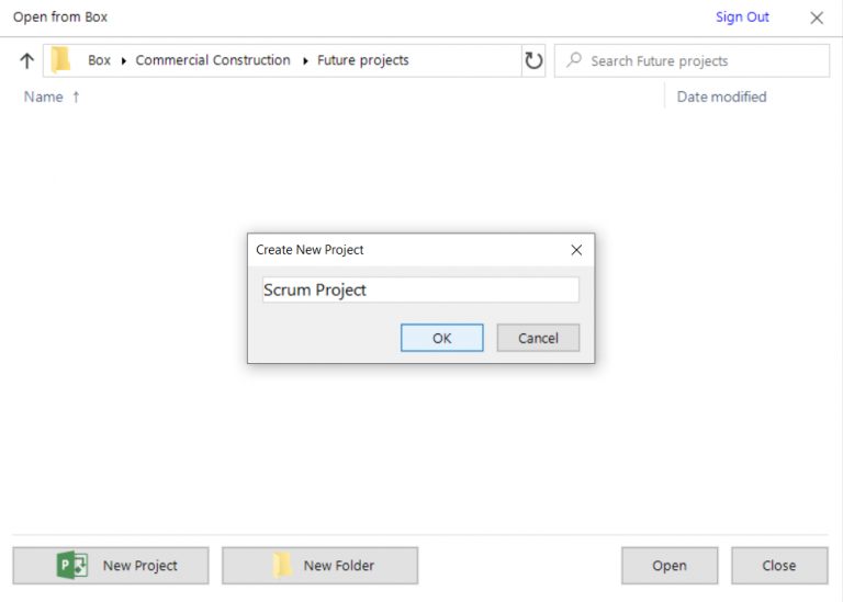 Open from Box - Project Plan 365