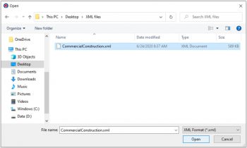 Import from XML - Project Plan 365