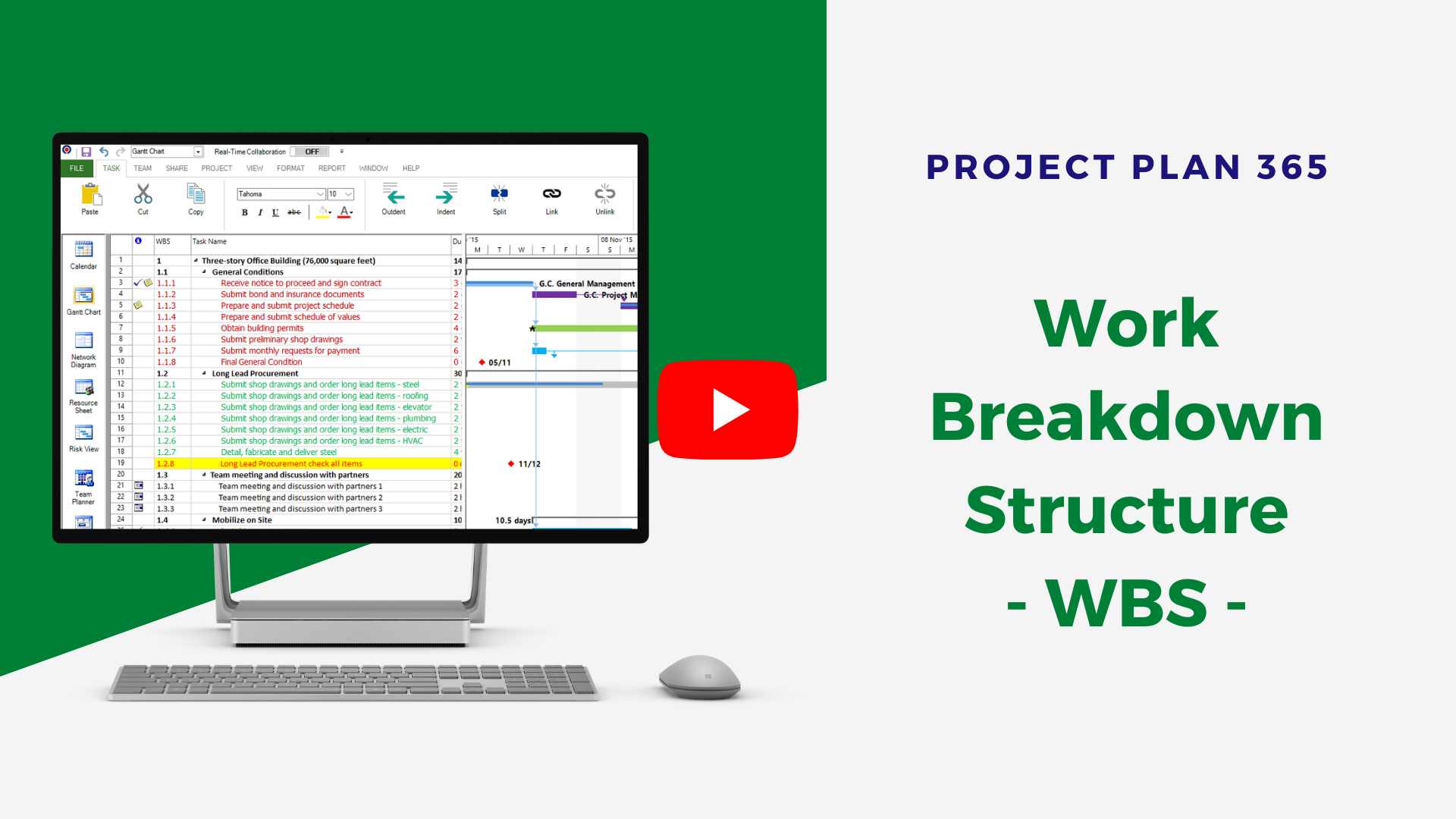 Work Breakdown Structure (WBS)