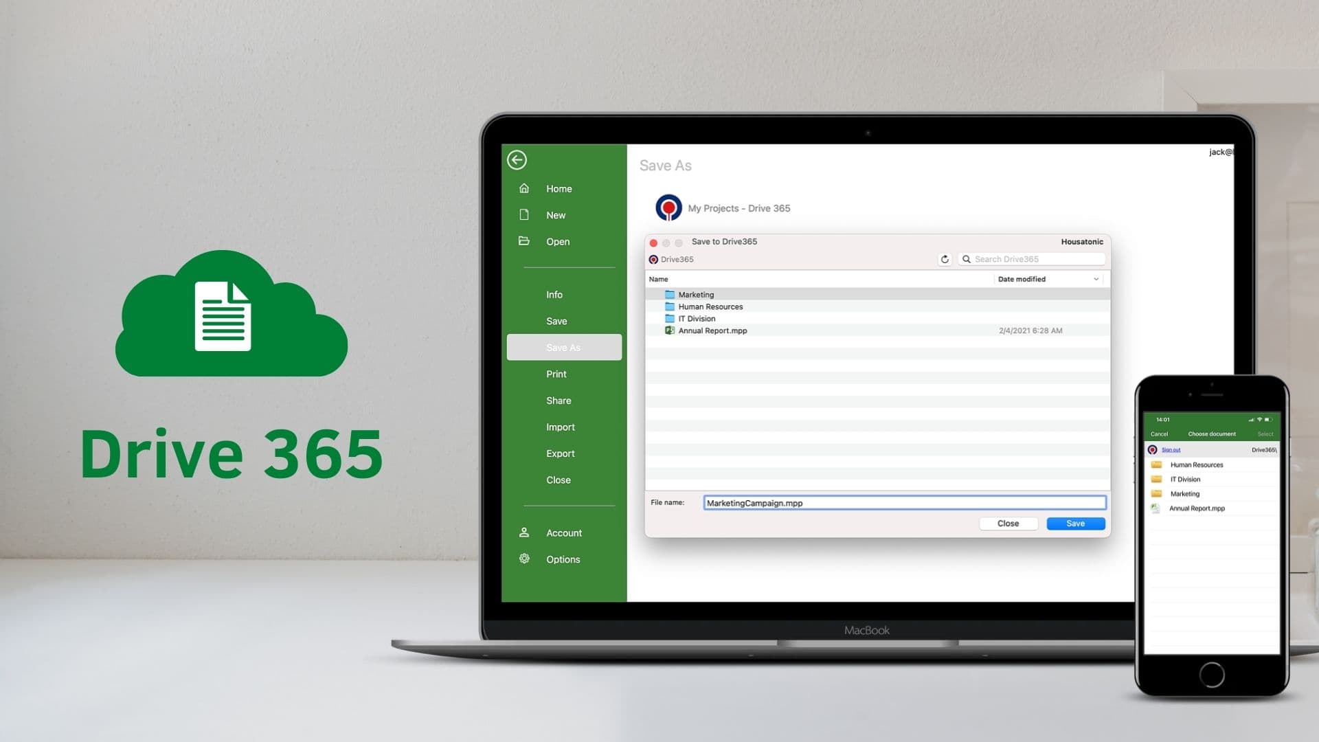 Drive 365 Cloud Storage