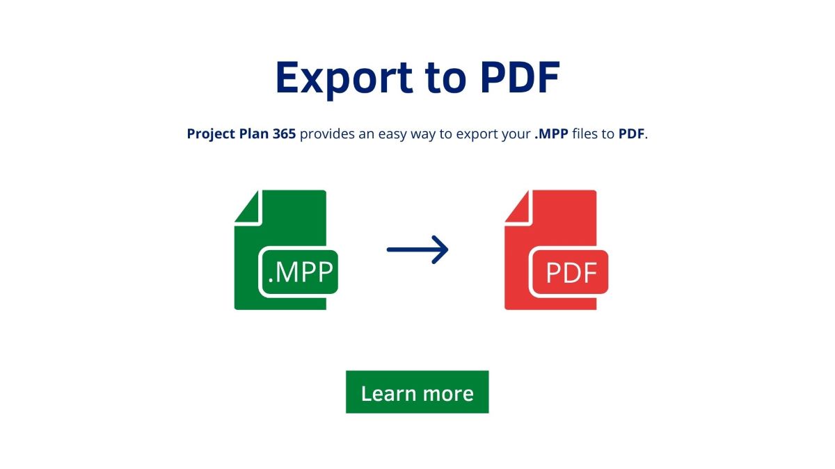 ms project export to pdf file not created