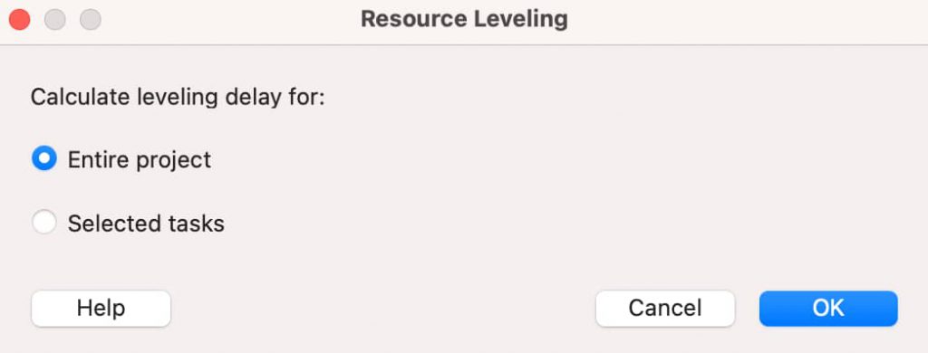 Resource Leveling - Project Plan 365