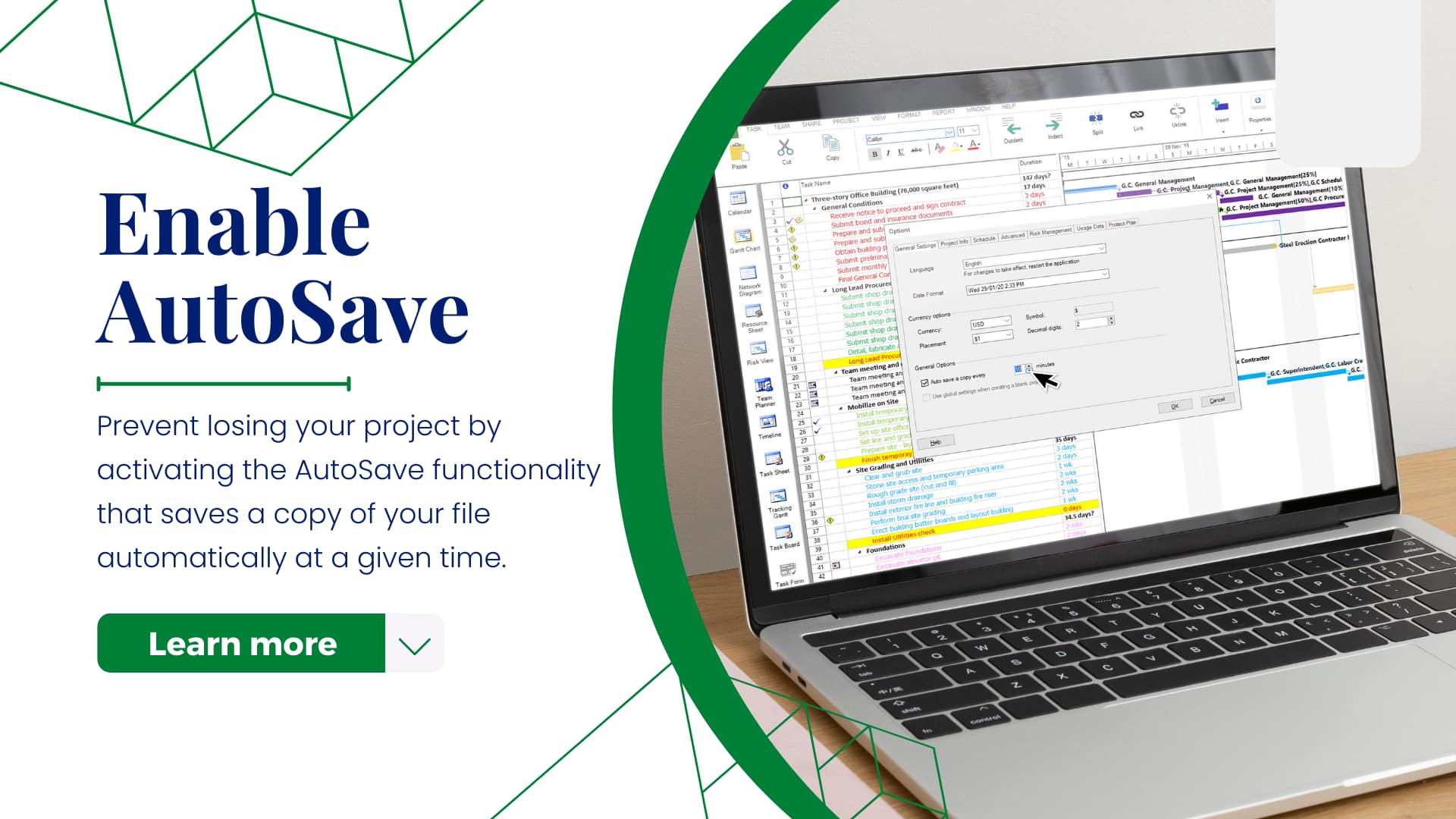 Auto Save - Project Plan 365