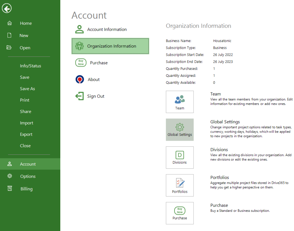 Delete Calendar Project Plan 365