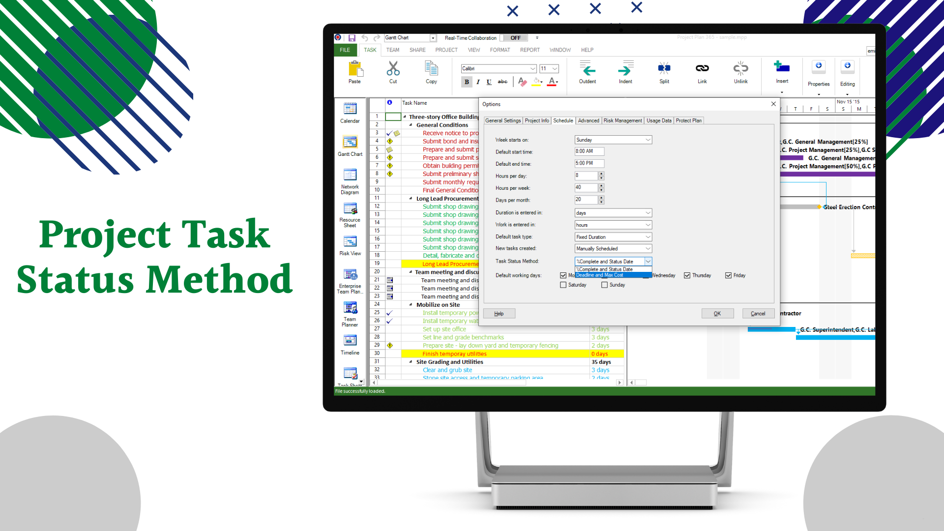 Project Task Status Method