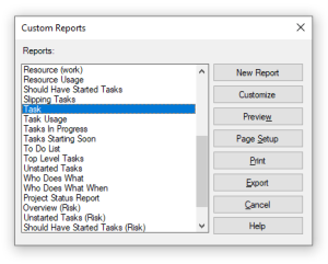 Task Report - Project Plan 365