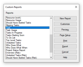 Task Report - Project Plan 365