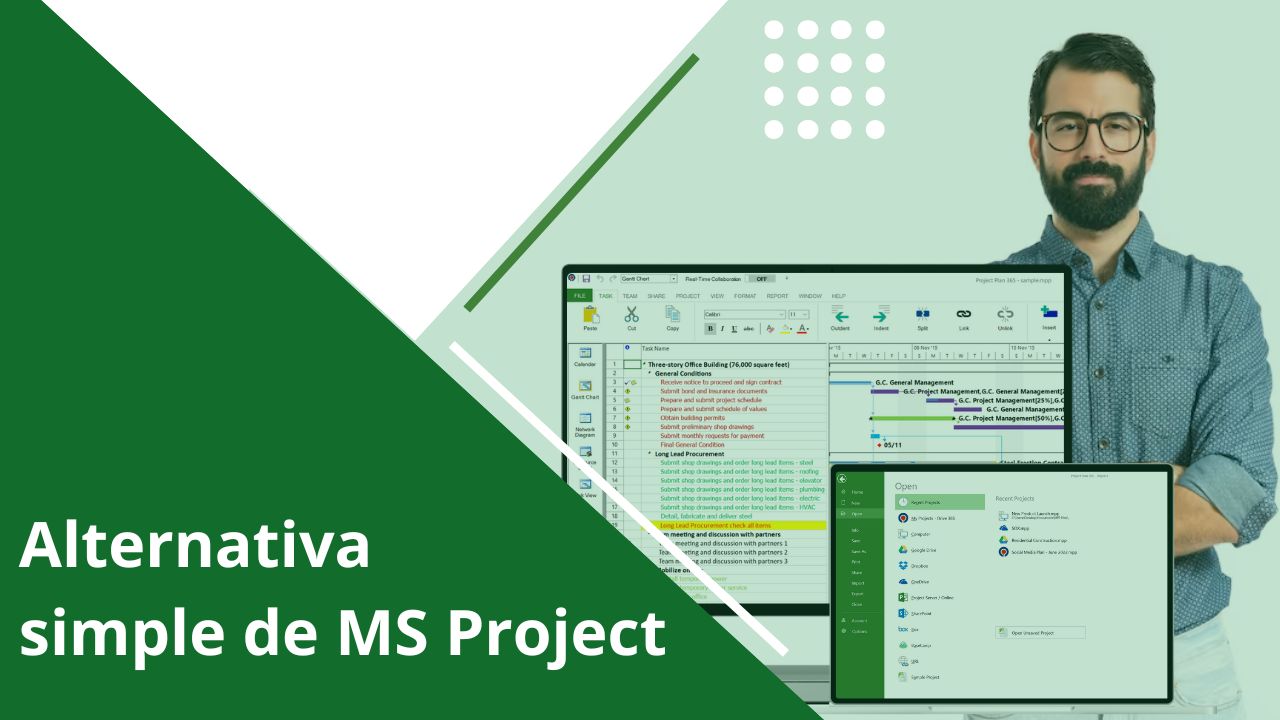 Alternativa simple de MS Project